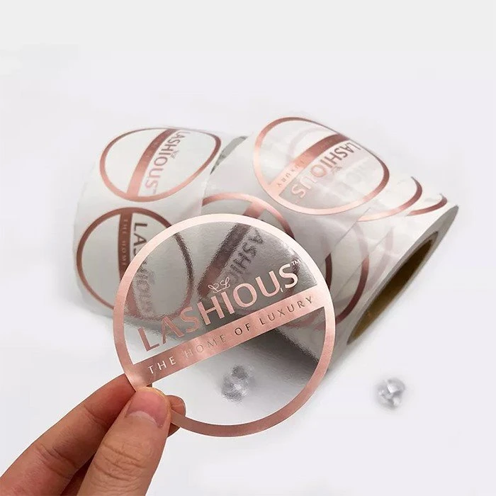 CLear Gold Foil Sticker